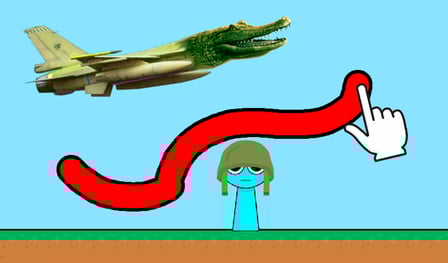 Bombardiro Crocodilo-Buat pertahanan untuk Sprunki!