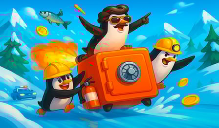 Penguin Drift: No Brakes!