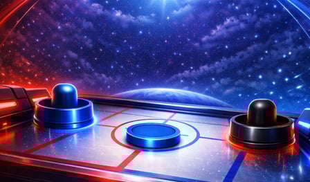 2D Air Hockey: New Modes and Difficulty!