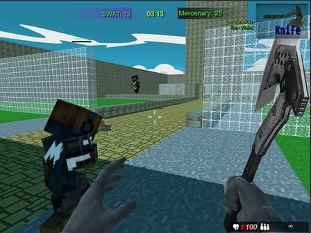 Pixel Fps SWAT Command blocky combat