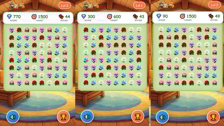 Match 3: Bouquet Bash - Screenshot 2