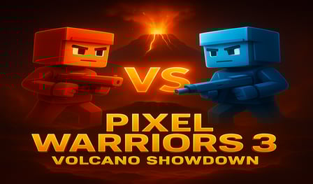 Pixel Warriors 3: Volcano Showdown