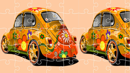 VW Beetle Jigsaw