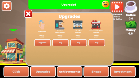 Idle Coffee Tycoon - Rich Businessman - Screenshot 2