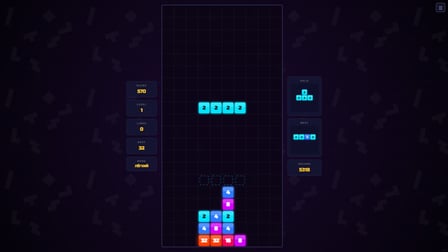 Tetro Merge 2048 - Screenshot 1