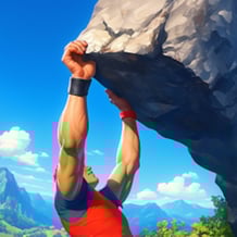 Ragdoll Rock Climber