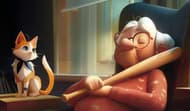 Cat and granny! House destruction!