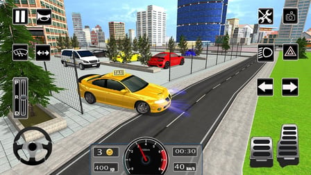 Modern City Taxi Car Simulator