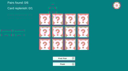 Little Animals: Find a Pair by Memory - Screenshot 1