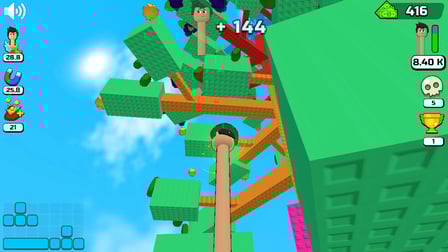 Obby: Eat and Grow a Neck 3D +1 for Every Step - Screenshot 2