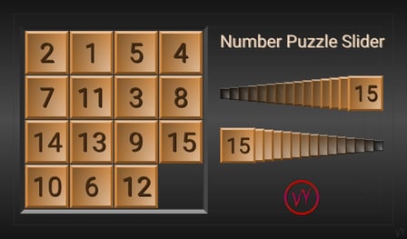 Number Puzzle Slider