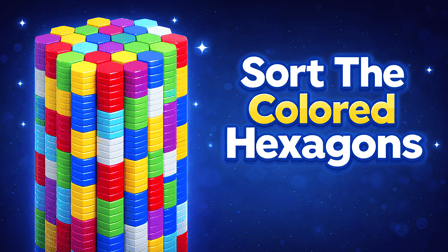 Sort The Colored Hexagons