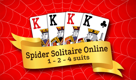 Spider Solitaire Online 1 - 2 - 4 suits