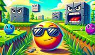 Cool Emoji Ball 4: Red and Blue