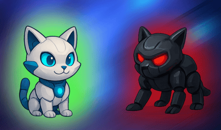Fighting Cats Vs Robots