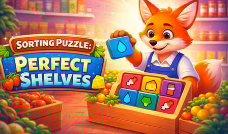 Sorting puzzle: perfect shelves