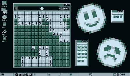 Retro Minesweeper