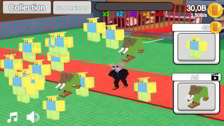 Merge Brainrots: Connect and Steal! - Screenshot 1