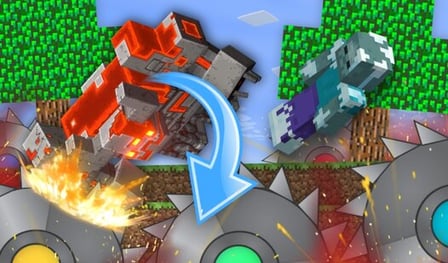 The Mobs Farm in Mine 2!