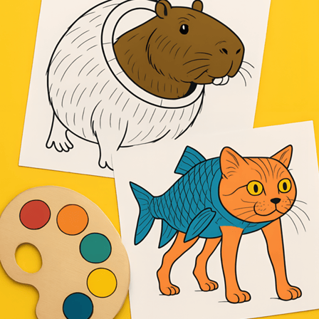 Brain Coloring Puzzle thumbnail