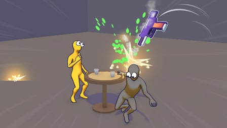 Ragdoll Gun Shooter! Cannon Spinner Playground - Screenshot 4