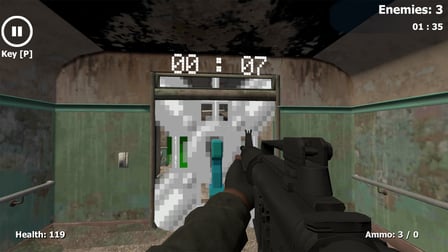 Escape from the Hospital - Shooter - Screenshot 3