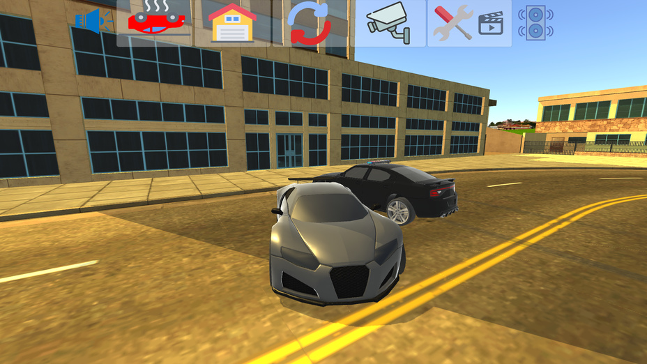 Police chaos. Racer Simulator cover