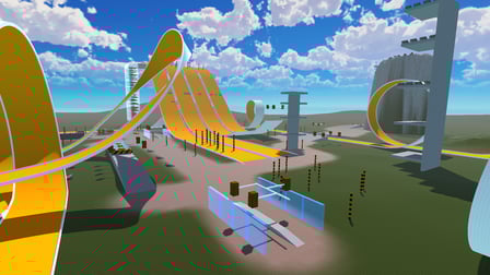 Car Jump Crash Simulator 3D - Screenshot 1