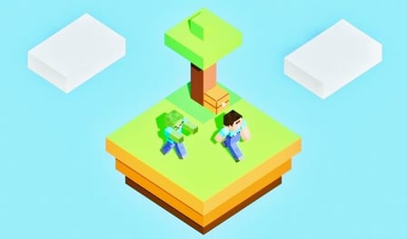 Noob on Skyblock