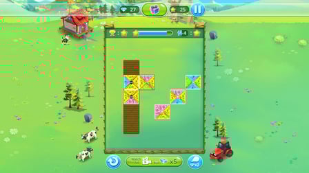 Happy Farm Fields Puzzle - Screenshot 1