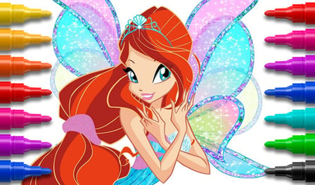 Winx Fairies Coloring