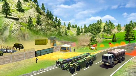 Us Army Missile Attack Army Truck Driving Games