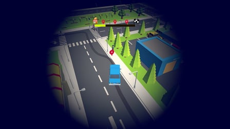 Pizza Delivery Simulator: By car - Screenshot 3