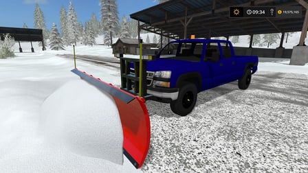 Winter Snow Plow Jeep Driving