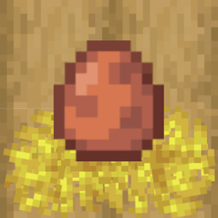 Farmer catches eggs!