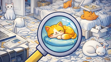 Find the Kitten: Spot the Cat