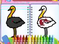 Coloring Birds Game