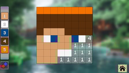 Mine Blogger: Pixel Color by Number - Screenshot 2