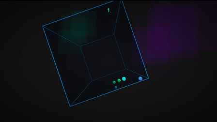Space Snake 3D - Snake on a Cube - Screenshot 1