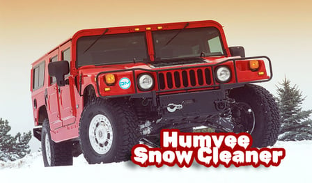 Humvee Snow Cleaner