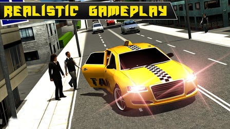 City Taxi Driver Simulator : Car Driving Games