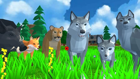 Wolf Simulator Wild Animals 3D