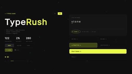 TypeRush - Screenshot 1