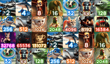 2048 Italiani Brainrot Neuroanimali
