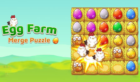 Egg Farm Merge Puzzle