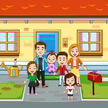 My Town Home: Family Playhouse