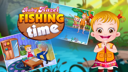 Baby Hazel Fishing Time