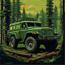Motorista de um Ural militar 2