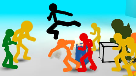 Stickman Street Fighting 3D