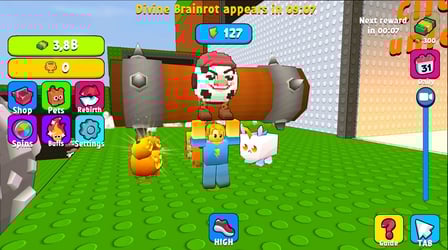 Jump to catch Brainrots Obby! - Screenshot 1